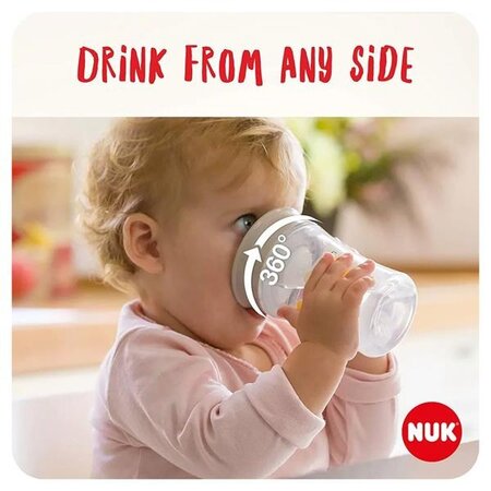 Cana Magic Mickey Mouse, Gri, 8 luni+, 230 ml, Nuk 754894