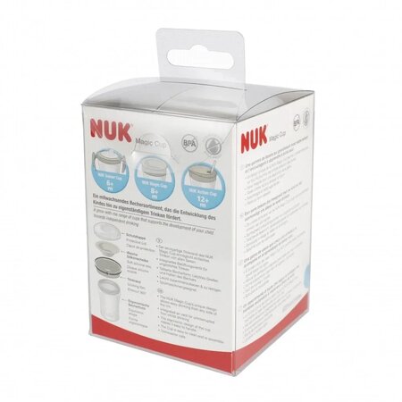 Cana Magic Mickey Mouse, Rosu, 8 luni+, 230 ml, Nuk 754899