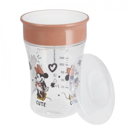Cana Magic Mickey Mouse, Rosu, 8 luni+, 230 ml, Nuk 754900