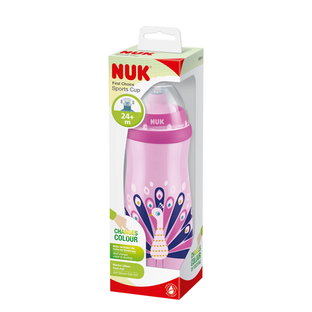 Cana cu efect cameleon Sports Color Change, 24 luni+, 450 ml, Nuk 754908