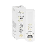 Crema hidratanta pentru zona ochilor cu Acid hialuronic si Ulei de argan Goat Milk, 50 ml, Vellie