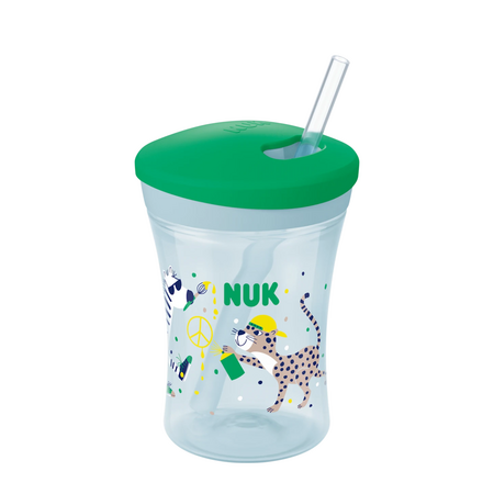 Cana cu pai Action Evolution, Verde, 12 luni+, 230 ml, Nuk 754960