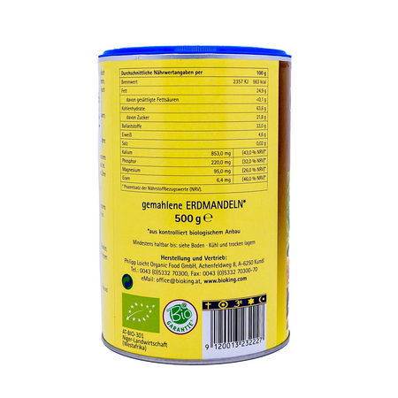 Praf Bio de migdale de pamant, 500 g, Bioking 754939