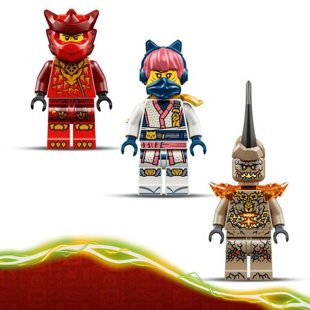 Pachet de lupta cu robotul dragon al lui Kai, 6 ani+, 71851, 85 piese, Lego Ninjago 754948