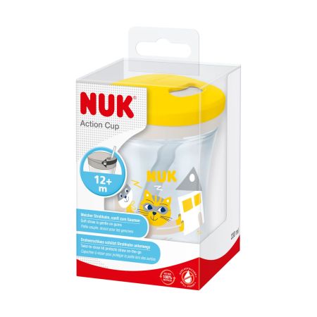 Cana cu pai Action Evolution, 12 luni+, 230 ml, Nuk
