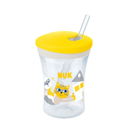 Cana cu pai Action Evolution, Galben, 12 luni+, 230 ml, Nuk 754953