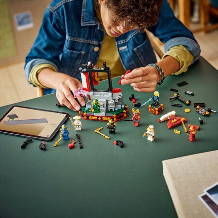 Model pentru etalare cu personaje ninja la a 15-a aniversare, 14 ani+, 71866, 447 piese, Lego Ninjago 754969