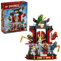 Model pentru etalare cu personaje ninja la a 15-a aniversare, 14 ani+, 71866, 447 piese, Lego Ninjago