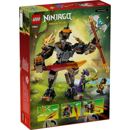 Robotul de misiune al lui Cole si dragonul Zane, 7 ani+, 71854, 364 piese, Lego Ninjago 754989