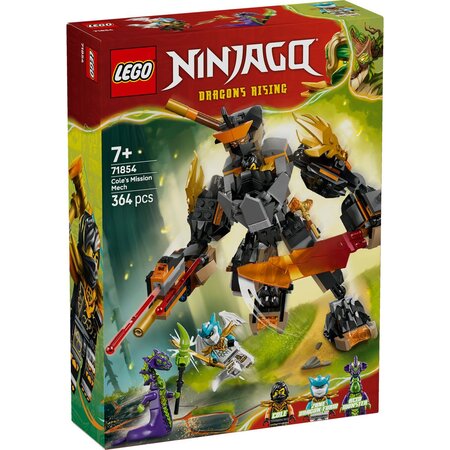 Robotul de misiune al lui Cole si dragonul Zane, 7 ani+, 71854, 364 piese, Lego Ninjago 754983