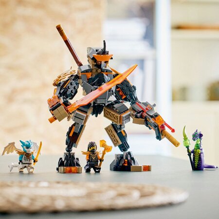 Robotul de misiune al lui Cole si dragonul Zane, 7 ani+, 71854, 364 piese, Lego Ninjago 754984