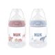 Biberon cu termocontrol si tetina din silicon flux S First Choice, 0 luni+, 150 ml, Nuk 754998