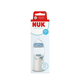 Biberon cu termocontrol si tetina din silicon flux M First Choice, 3 luni+, 300 ml, Nuk 755004