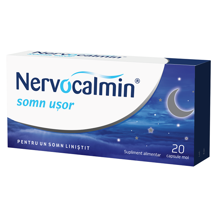 Nervocalmin Somn usor, 20 capsule, Biofarm