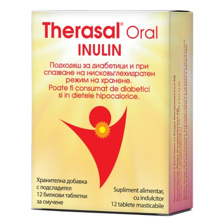 Pastile de supt fara zahar Therasal Oral, 12 pastile, Vedra 755043