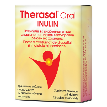 Pastile de supt fara zahar Therasal Oral, 12 pastile, Vedra 755043