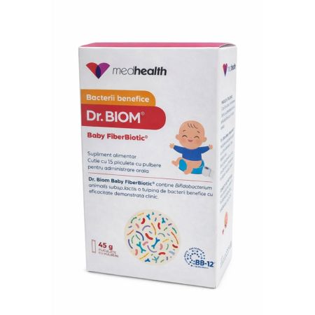 FiberBiotic Baby, 15 plicuri, Dr. Biom