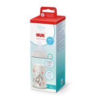 Biberon cu tetina din silicon flux M Perfect Match, Tigger, 3 luni+, 260 ml, Nuk