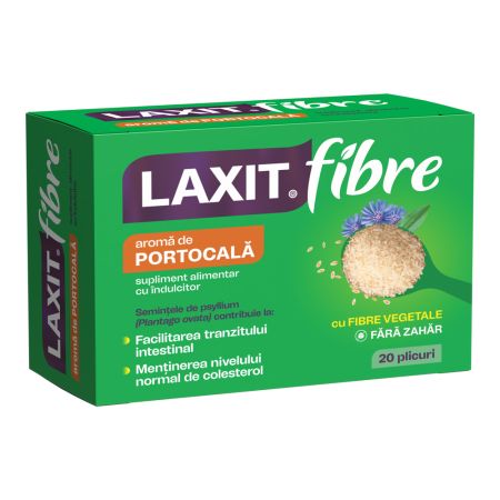 Laxit Fibre, Portocala, 20 plicuri, Fiterman Pharma