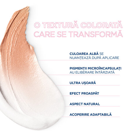Crema CC pentru piele sensibila Sensibio AR+ CC Cream SPF50+, 40 ml, Bioderma 755139