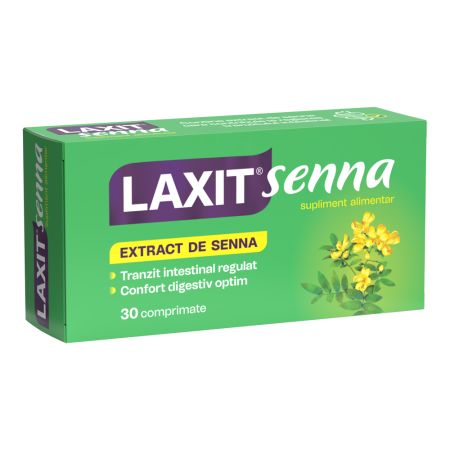 Laxit, Senna, 3 x 10 comprimate, Fiterman Pharma