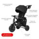 Tricicleta ultrapliabila Nova Max, Negru, 10 luni - 6 ani, Qplay 755183