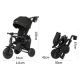 Tricicleta ultrapliabila Nova Max, Negru, 10 luni - 6 ani, Qplay 755180
