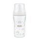 Biberon din sticla cu tetina din silicon flux M Perfect Match, 3 luni+, 230 ml, Nuk 755204