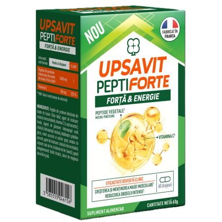 Peptiforte, 60 drajeuri, Upsavit 755202