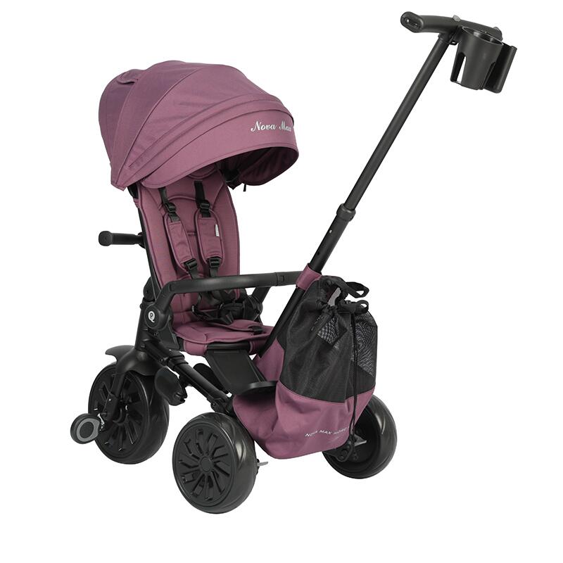 Tricicleta ultrapliabila Nova Max, Violet, 10 luni - 6 ani, Qplay