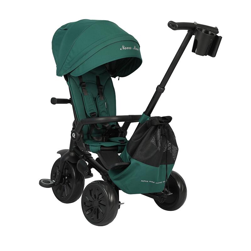 Tricicleta ultrapliabila Nova Max, Verde, 10 luni - 6 ani, Qplay