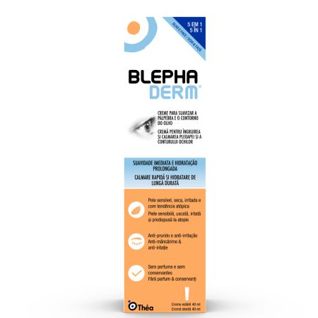 Crema pentru pleoape si ochi Blephaderm, 40 ml, Thea