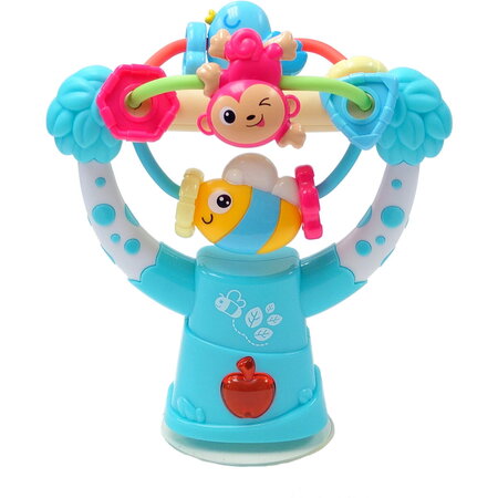 Jucarie interactiva cu ventuza, Invarte si descopera, 6 luni+, Little Learner 755316