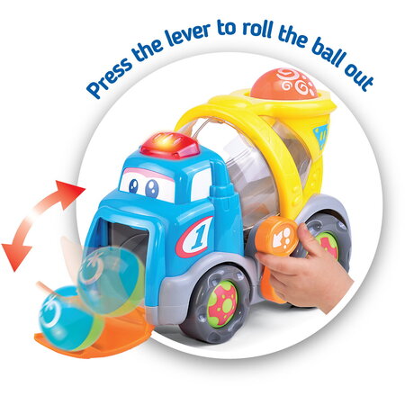 Jucarie interactiva, Camion cu bile, 12 luni+, Little Learner 755324