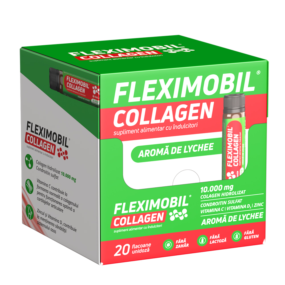 Colagen Fleximobil, 20 flacoane unidoza x 25 ml, Fiterman Pharma