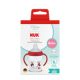 Biberon cu toarte si tetina de invatare Perfect Match, Minnie, 6 luni+, 150 ml, Nuk 755364