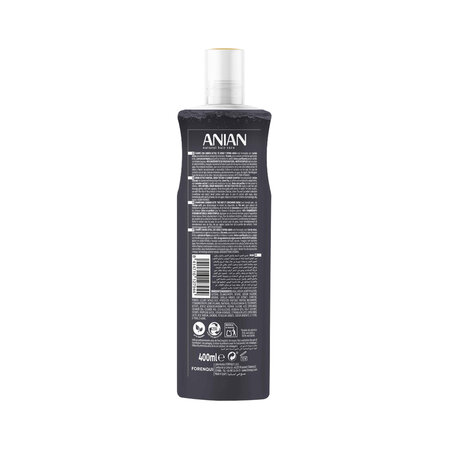 Sampon purificator pentru par gras Active Charcoal & Green Tea, 400 ml, Anian 755451