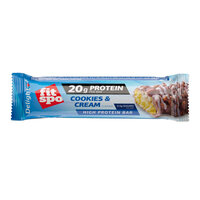 Baton proteic, Biscuiti si frisca, 60 g, FitSpo