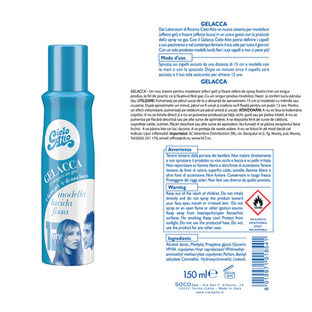 Fixativ de par Gelacca, 150 ml, Cielo Alto 755477