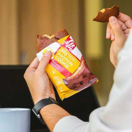 Biscuit proteic cu banane, 70 g, FitSpo 755487