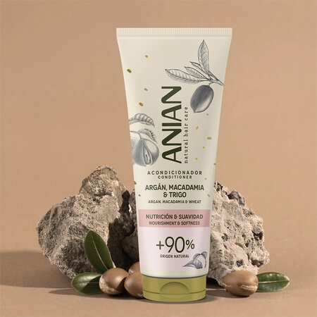 Balsam pentru par uscat si deteriorat Argan & Macadamia, 250 ml, Anian 755490