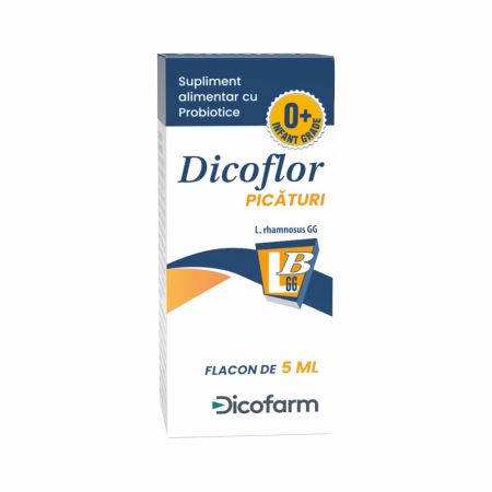 Dicoflor picaturi, 5 ml, Dicofarm