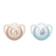 Set suzete First Choice, Urs/Calut de mare, 0-6 luni, 2 bucati, Nuk 755511