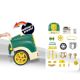 Jucarie educativa STEM Motor auto demontabil N-Gine, Green, 3 ani+, Milly Mally 755528
