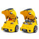 Jucarie educativa STEM Motor auto demontabil N-Gine, Yellow, 3 ani+, Milly Mally 755537
