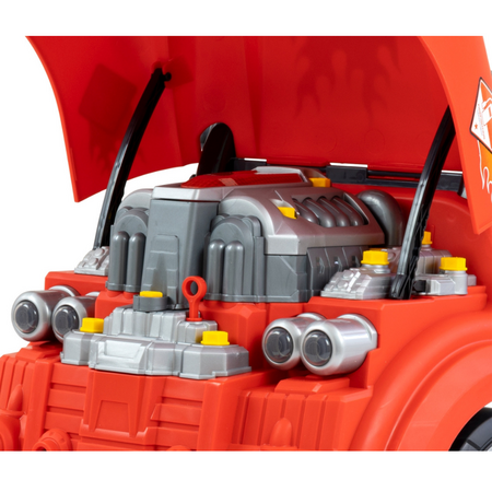 Jucarie educativa STEM Motor auto demontabil N-Gine, Red, 3 ani+, Milly Mally 755554