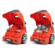 Jucarie educativa STEM Motor auto demontabil N-Gine, Red, 3 ani+, Milly Mally 755553