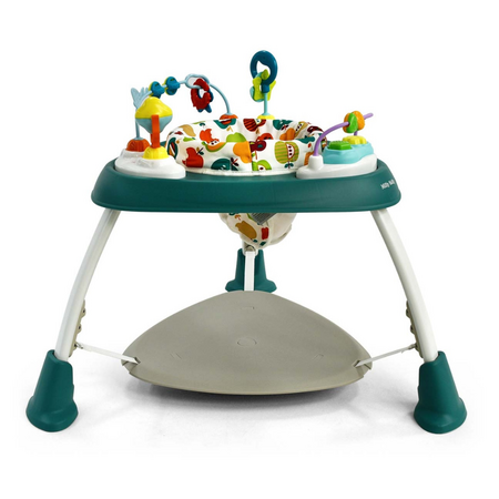 Jumper si Centru de Activitati 360°, Bounzee Green, 6 luni+, Milly Mally 755576