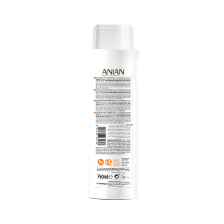 Gel de dus pentru hidratare Oat & Almond, 750 ml, Anian 755583