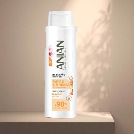 Gel de dus pentru hidratare Oat & Almond, 750 ml, Anian 755582